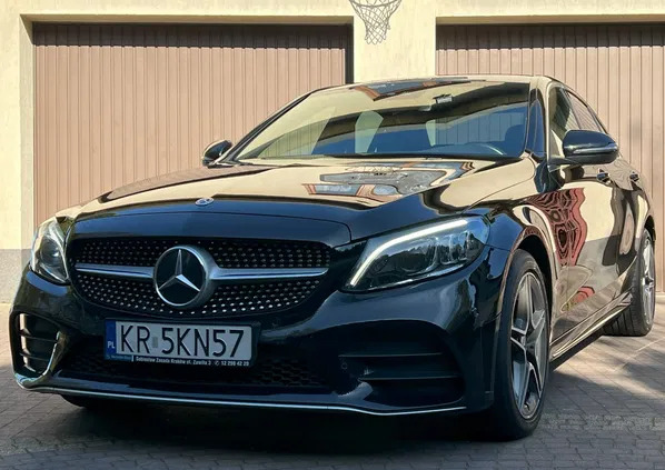 mercedes benz klasa c Mercedes-Benz Klasa C cena 129897 przebieg: 134800, rok produkcji 2018 z Katowice